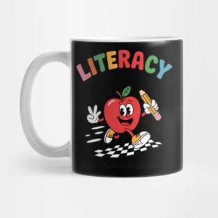 Literacy Is My Jam Literacy Teacher Reading interventionist 5 Mug